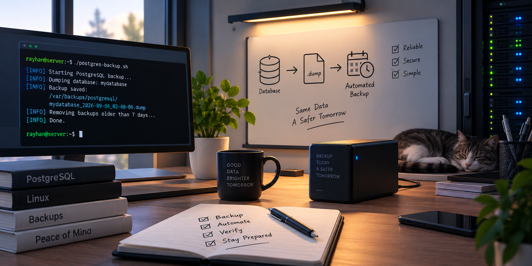 How to Set Up Automated PostgreSQL Backups on Linux
