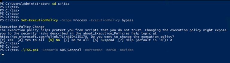 How Gather information by using TroubleShootingScript (TSS) for Active Directory replication issues